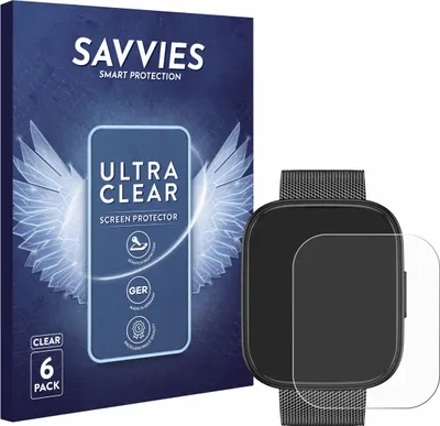 Produktbild von 6x Für Levowatch Doitx 3 Schutzfolie Savvies Displayschutz Display Schutz Folie Klar Transparent