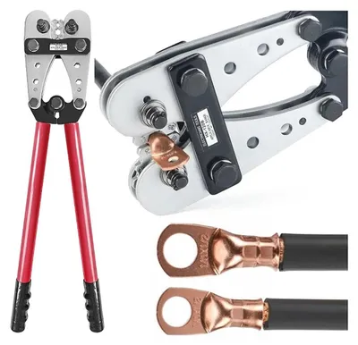 Image de Pince à sertir pour extrémités de câbles de 10 à 120 mm²