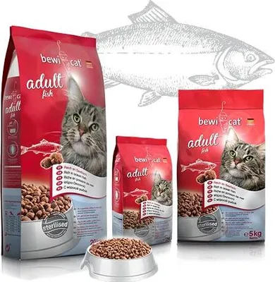 Produktbild von bewi cat® adult fish Reich an Seefisch 20 KG