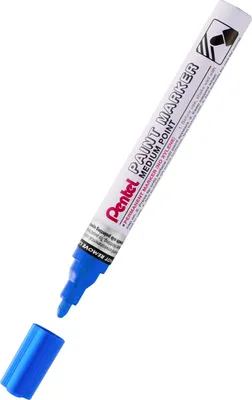 Produktbild von Pentel Ölmarker Aluminiumgehäuse MMP10-C Rund Blau