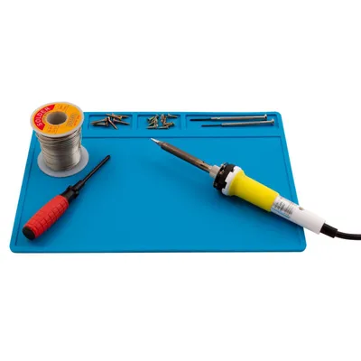 Produktbild von Silikon-Lötmatte McPower LM-11 28x20cm Hitzebeständig Antistatisch