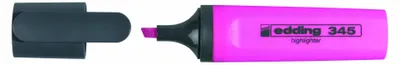 Produktbild von edding 345 Textmarker - pink - 10 Highlighter - Keilspitze 2-5 mm - ideal für leuchtende Markierungen und Hervorhebung von Textpassagen und Notizen