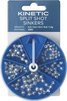 Produktbild von Kinetic F667 Geteiltes Bleischrot Silber 0.3/0.4/0.5/0.8/1.2 g Silber 0.3/0.4/0.5/0.8/1.2 g