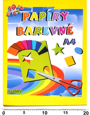 Immagine prodotto di Carte colorate A4, 10 fogli, 180g