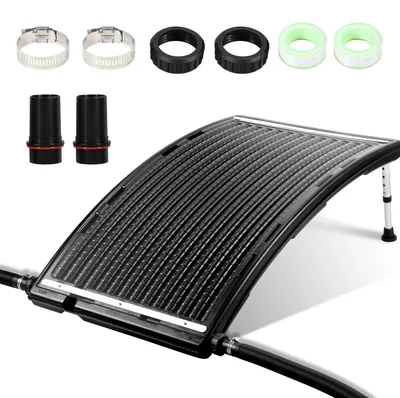 Produktbild von Schwimmbadheizung – Solarpanel, Sonnenkollektor, Heizmatte, 110 x 65 cm, mit einem Fassungsvermögen von 15 Litern