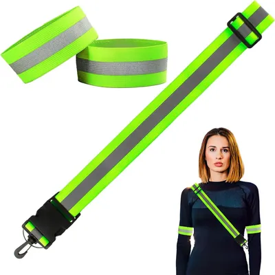 Productafbeelding van Reflecterende hardloopband - Met 2 armbanden