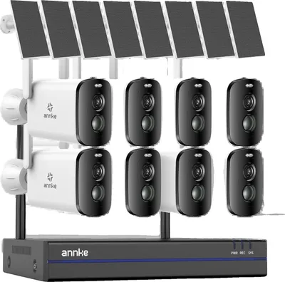 Image de Système de vidéosurveillance, résolution 4MP, vision nocturne, 16 canaux, 8 caméras, sans