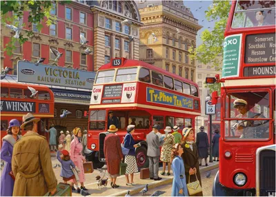 Produktbild von Falcon de luxe Falcon - Victoria Station (1000 Teile), 1000 Stück(e), Landschaft, 12 Jahr(e)