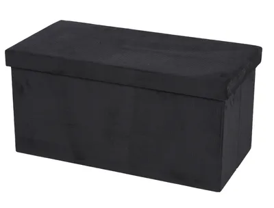 Produktbild von Urban Living faltbare SITZBANK CORD "velours côtelé" 53513 schwarz