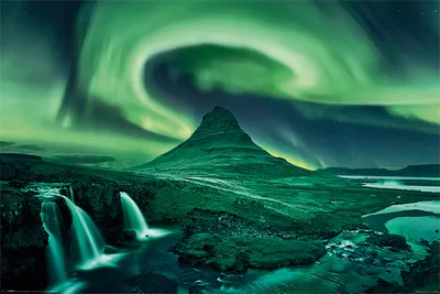 Obrázek produktu pro Empireposter 770578, 1 kusů, Nature, Aurora Borealis, Obdélník, Chlapec/děvče, Vícebarevný