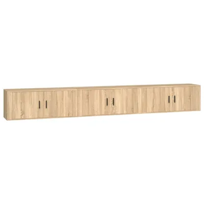 Immagine prodotto di vidaXL Mobile TV a 3 ante in rovere Sonoma 100x34,5x40 cm