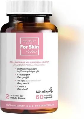 Obrázek produktu pro Revous Collagen For Skin – pro pokožku + CoQ10 – 60 kapslí.