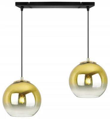 Obrázok produktu pre Závesná lampa Stropný svietnik Zlatý tienidlo 15 cm