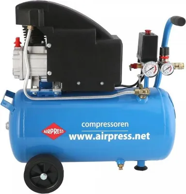 Zdjęcie produktu dla KOMPRESOR TŁOKOWY SPRĘŻARKA OLEJOWA 24L 1,5KM/1,1kw 150L/min AIRPRESS