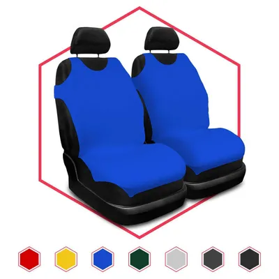 Produktbild von Autositzbezüge Universal Schonbezüge Sitzauflage PKW Blau Vorne 1+1 für Rover 75