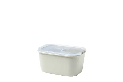 Produktbild von Mepal – Frischhaltedose EasyClip – Schüssel mit Deckel & Klickverschluss – Geeignet für Mikrowelle, Dampfgarer, Kühl- und Gefrierschrank – Luftdicht & auslaufsicher – 450 ml – Nordic white