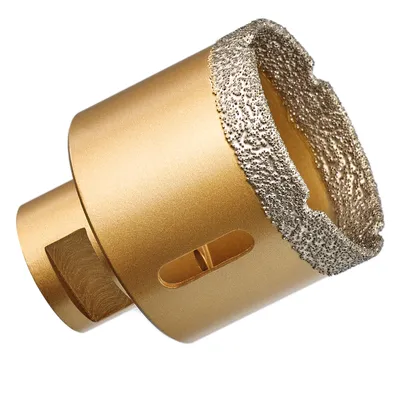 Produktbild von GraniFix Ø 55 mm Diamantbohrer M14 Bohrkrone Fliesenbohrer Trockenbohrer Diamantbohrkrone für Winkelschleifer Trennschleifer