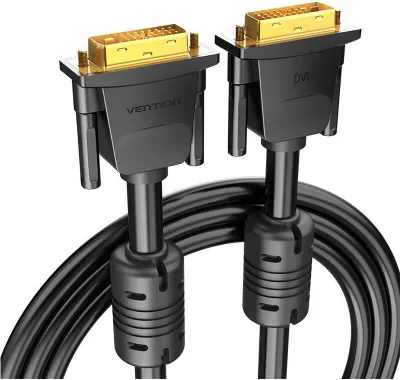 Obrázok produktu pre Vention EAABG, 1,5 m, DVI, DVI, Samec, Samec, Čierna