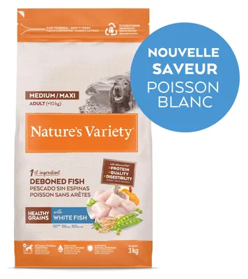 Image de Nature’s Variety Original Medium Adult saumon 3 kg faible en céréales