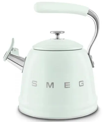Obrázok produktu pre Hudiaci čajník Smeg CKLW2001PG, 2.3 L, indukcia, nehorúca rúčka, nerezová oceľ, pastelovo zelená