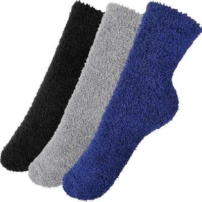Productafbeelding van Pluizige herensokken - Set van 3 paar - Thermisch en warm - Fleece