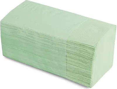 Produktbild von Papierhandtücher Quicky | 2-lagig | grün | 24 x 22 cm | 4000 Handtücher