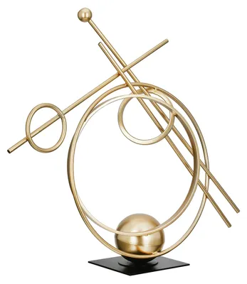 Produktbild von Casablanca by Gilde Skulptur Abstracto goldfarben H. 45,5 cm, 69858