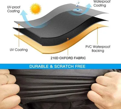Produktbild von Wasserdichte Fahrradabdeckung 210D Nylon Oxford Stoff für Außen