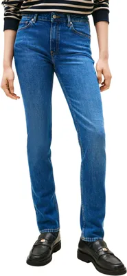 Produktbild von Tommy Hilfiger Damen Jeans Hose Flo Slim Fit, Blau (Flo), 32W/32L