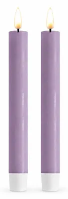Produktbild von Deluxe Homeart Stabkerzen LED Violet (24cm) (2-teilig)