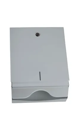 Produktbild von Papierhandtuch-Spender, metall, weiß AG-671