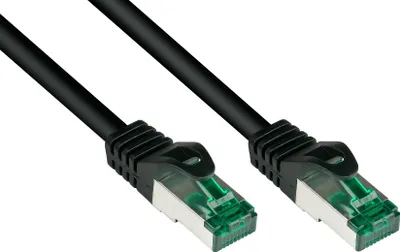Produktbild von Cat.6A Outdoor-Patchkabel, IP66, schwarz, 60m, S/FTP, PE-Mantel