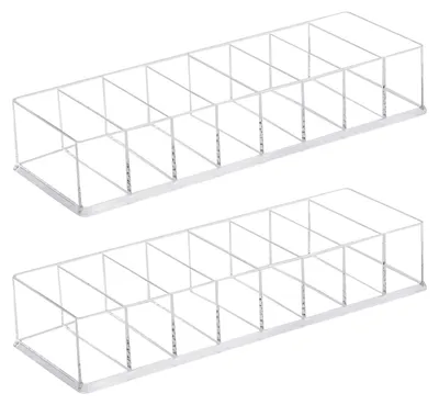 Productafbeelding van 2 Stuks Cosmetic Organizer met 8 Compartimenten voor Make-up