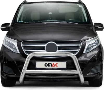 Image de Pare-Buffle Avant Pour Mercedes Classe V 2014-2025 en Argent