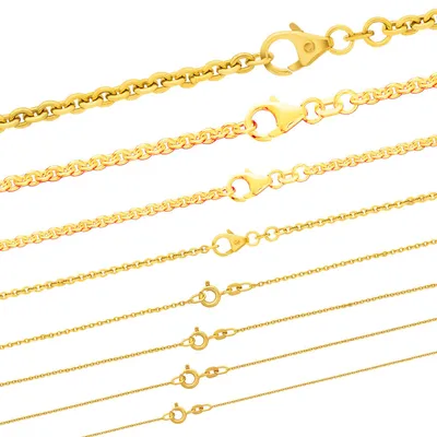 Produktbild von Goldkette Ankerkette Länge 50cm - Breite 0,8mm - 750-18 Karat Gold