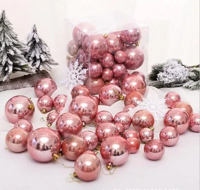 Produktbild von Kerstbaumdeko in farbenfroher Glaskugel