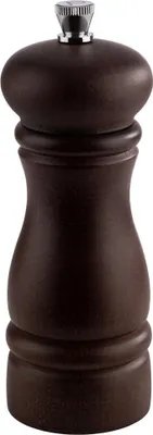 Produktbild von APS 40571 Pfeffermühle ETERNAL, Buchenholz dunkel, Keramikmahlwerk, Ø 5,5 cm, Höhe 15,5 cm