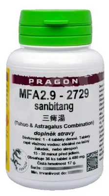 Imagen del producto de MFA2.9 - sanbitang - comprimidos/tabletas PRAGON
