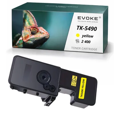 Productafbeelding van Evoke compatibele tonercartridge voor de Kyocera-printer TK-5490 1T0C22ANL1, geel, compatibel met MA2101cfx, MA2101cwfx, PA2101cx, PA2101cwx