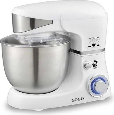 Produktbild von Sogo BAT-SS-14520, Standmixer, Weiß, Edelstahl, Mixen, 5 l, Edelstahl, Edelstahl