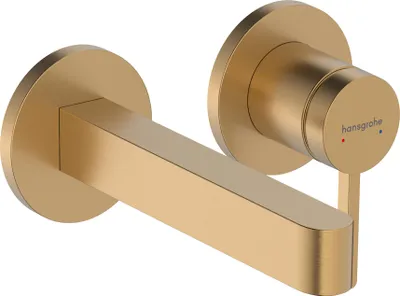 Immagine prodotto di hansgrohe Finoris robinetterie de lavabo monocommande modèle encastré pour montage mural avec bec 16,5 cm, portée 168mm, 76051140, 76051140