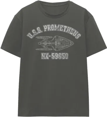 Produktbild von Star Trek - "Prometheus Athletic" T-Shirt für Herren/Damen Uni TV16217 (S) (Holzkohle)