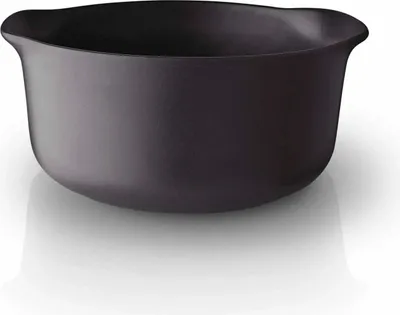 Produktbild von Eva Solo Nordic kitchen Schüssel, Schale, Servierschale, Salatschüssel, Feinsteinzeug, Schwarz, Ø 18.5 cm, 1.2 L, 502795