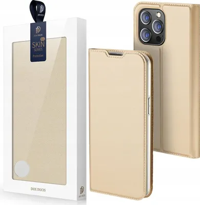 Immagine prodotto di Dux Ducis Skin Pro Custodia a fondina con patta Iphone 14 Pro Oro