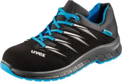 Produktbild von uvex Halbschuh schwarz/blau uvex 2 trend, S1, EU-Schuhgröße: 43