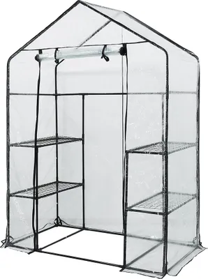 Obrázok produktu pre Skleník NEO TOOLS 143x73x195 cm, PVC fólia, skladací, kovová konštrukcia s práškovou povrchovou úpravou; jednoduchá montáž, zips, voliteľne