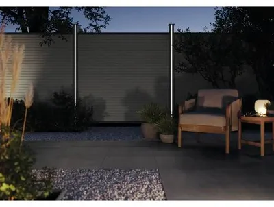 Zdjęcie produktu dla Listwa maskująca z rowkiem do słupków Osmo do montażu pasma świetlnego 0,3 x 2,7 x 100 cm bez diod LED