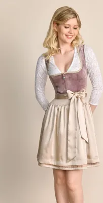 Produktbild von Krüger Damen Dirndl 415568-060 in beige (Größe: 44)