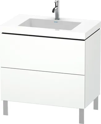 Produktbild von Duravit Duravit Waschtischunterbau L-CUBE WT Vero Air 698x800x480mm 1 HL we ma