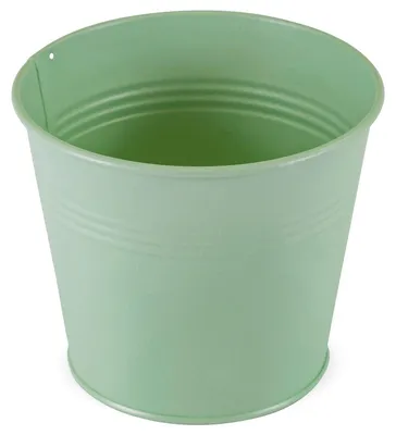 Produktbild von Blumentopf aus Metall in mint 16 x 15 cm